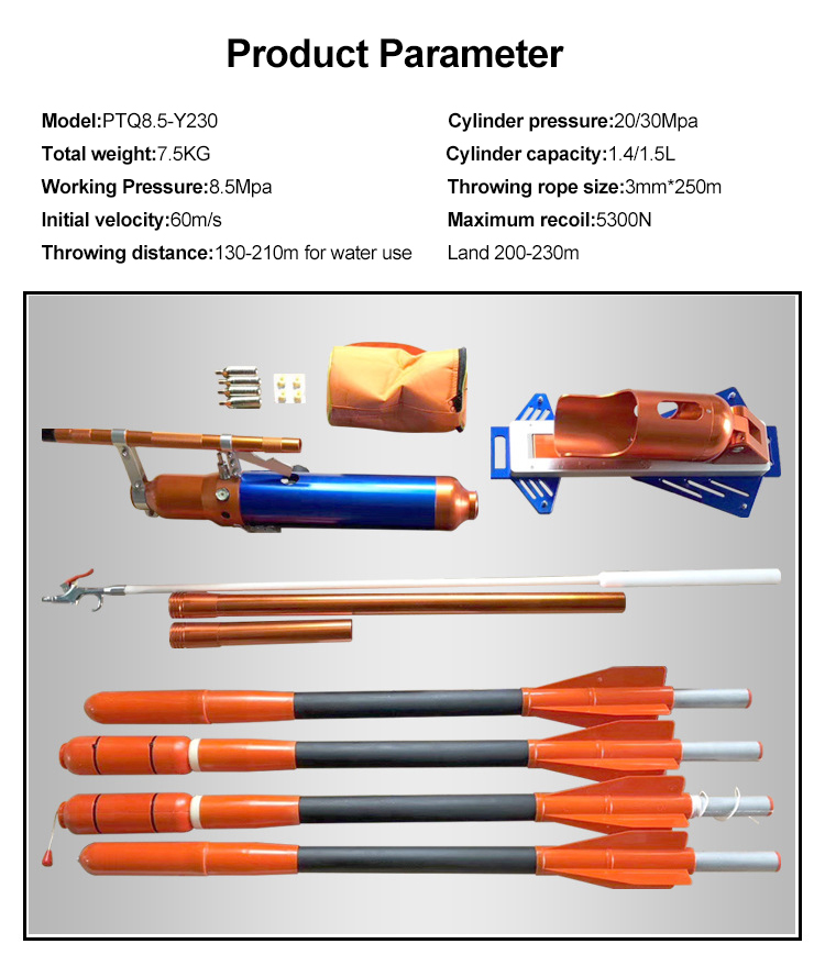 Maritime Long-Distance Rescue Launcher Maritime Long-Distance Rescue Launcher