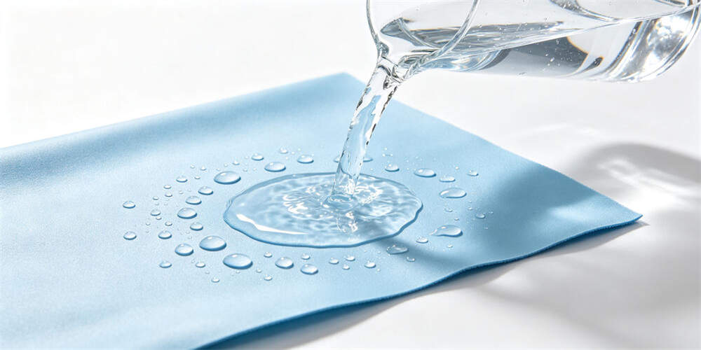 hospital waterproof mattress feature waterproof test water pouring YRF textile China manufacturer hospital waterproof mattress feature waterproof test water pouring YRF textile China manufacturer