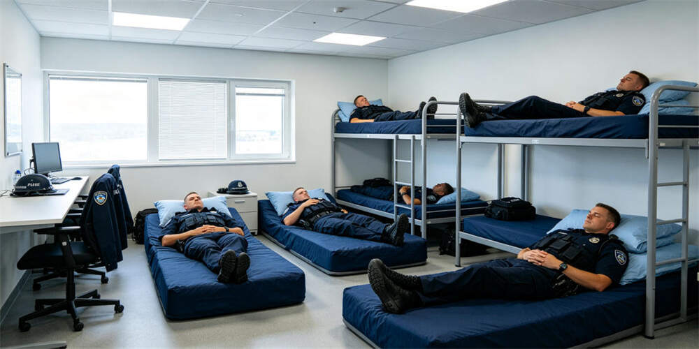 military foldable mattress application police rest area navy blue YRF textile China manufacturer wholesal military foldable mattress application police rest area navy blue YRF textile China manufacturer wholesal