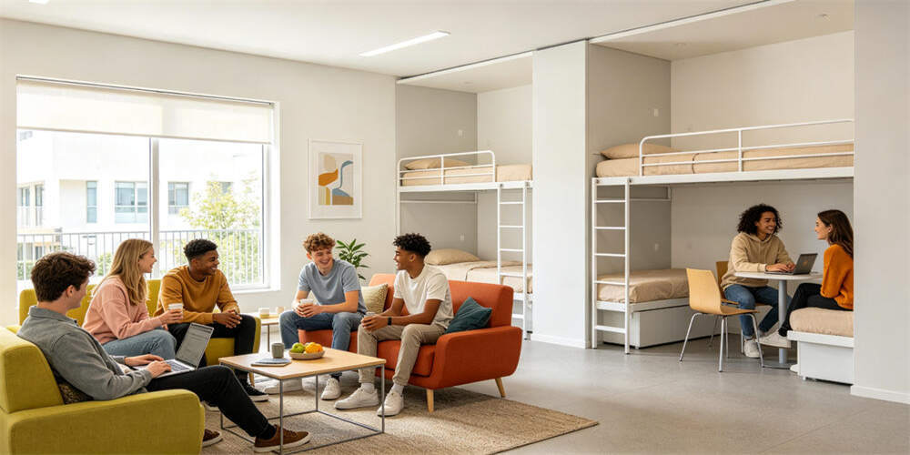school dormitory thin mattress application dormitory common area beige mattress YRF textile China manufacture school dormitory thin mattress application dormitory common area beige mattress YRF textile China manufacture