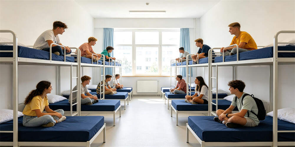 school dormitory thin mattress application summer school navy blue mattress YRF textile China manufacture school dormitory thin mattress application summer school navy blue mattress YRF textile China manufacture