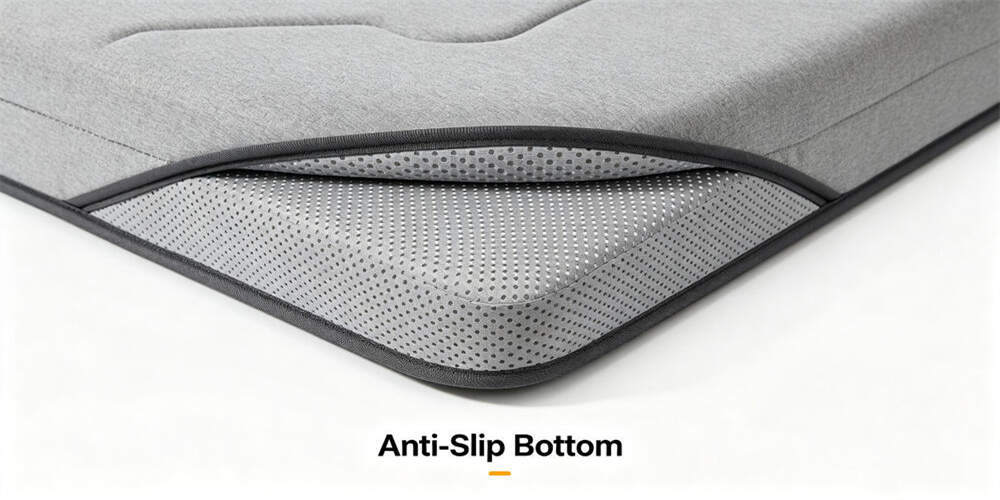 school dormitory thin mattress feature anti slip bottom gray dotted YRF textile China manufacturer school dormitory thin mattress feature anti slip bottom gray dotted YRF textile China manufacturer