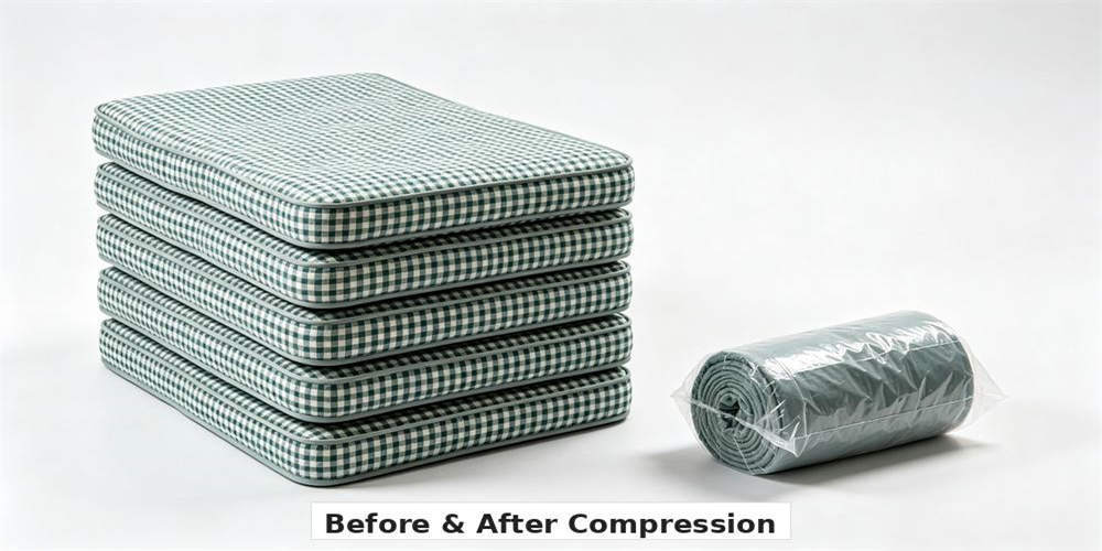 emergency relief compressed mattress comparison before and after compression YRF textile Chinaina manufacturer emergency relief compressed mattress comparison before and after compression YRF textile Chinaina manufacturer