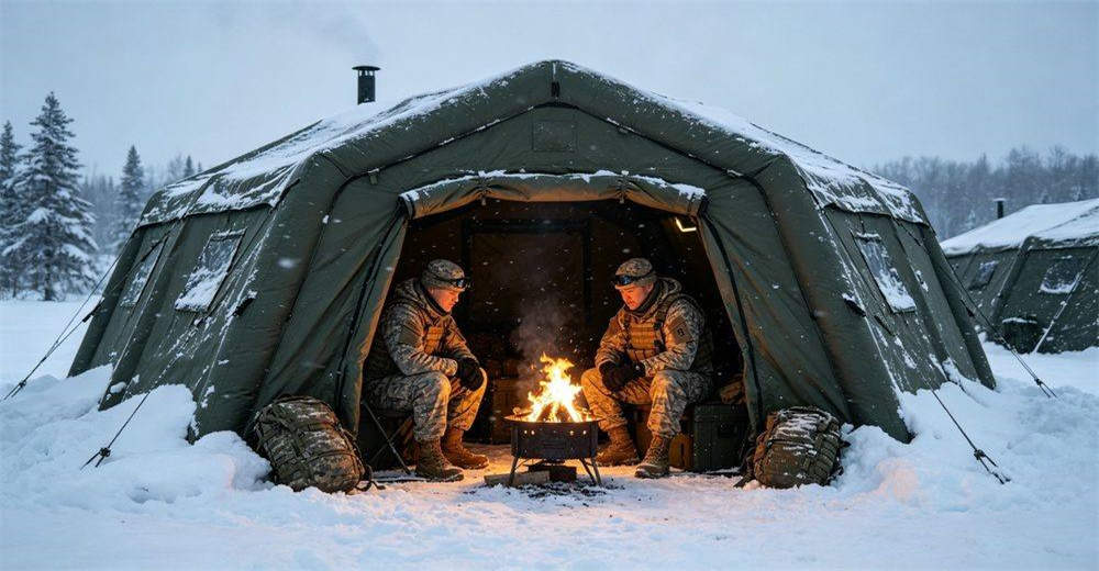 Customization service display for military inflatable tents showing available options including size variations, color choices, logo printing, window placements, door configurations and interior layouts, demonstrating flexible manufacturing to meet specific operational requirements and preferences Customization service display for military inflatable tents showing available options including size variations, color choices, logo printing, window placements, door configurations and interior layouts, demonstrating flexible manufacturing to meet specific operational requirements and preferences