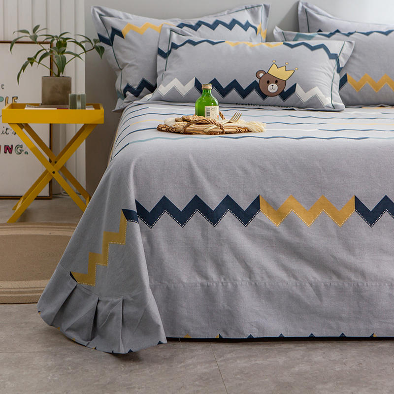 Fashion Style Bed Sheet Set Cotton