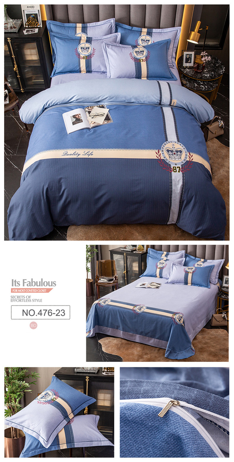 King 4pCS Bed Sheet