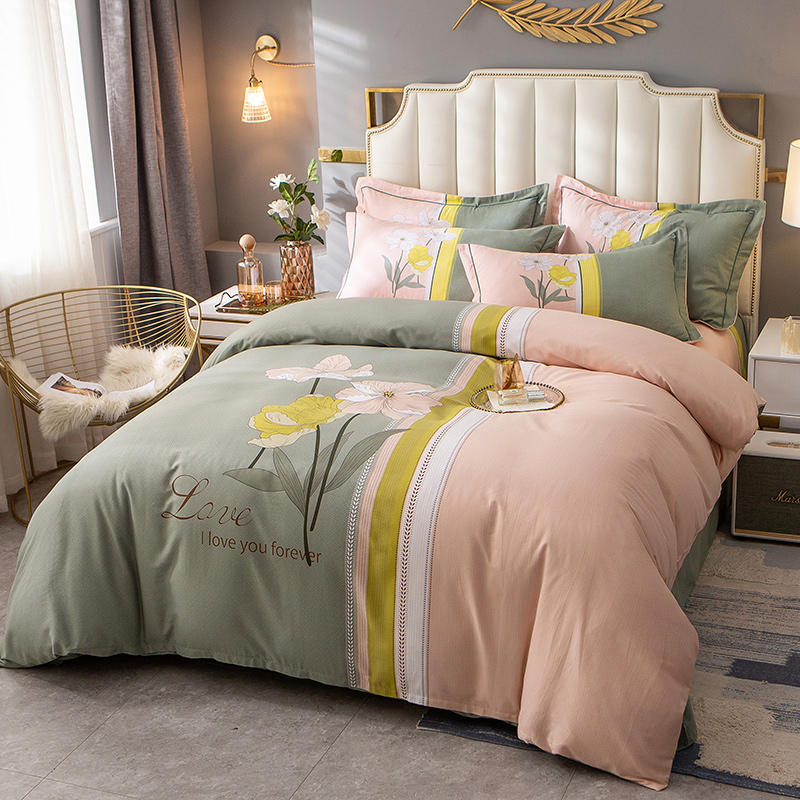 Cotton Brushed Fabric Hot Sale Bedding Set