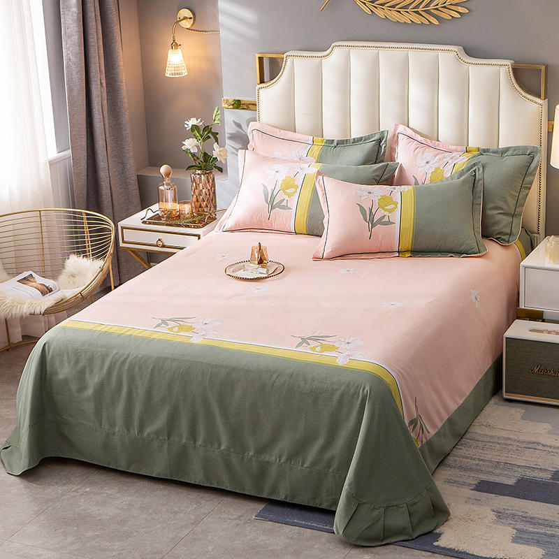 Cotton Brushed Fabric Bedding Set Hot Sale