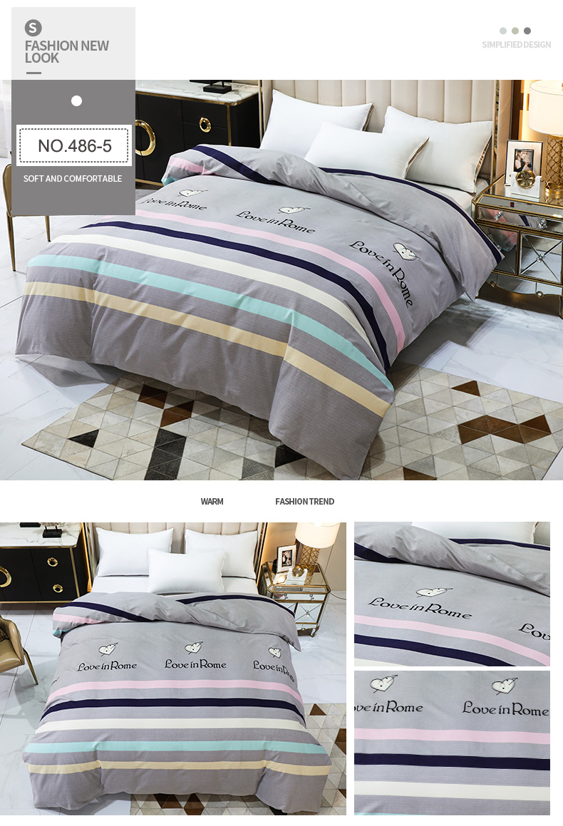 Thick Heavy Cotton Bedding Set