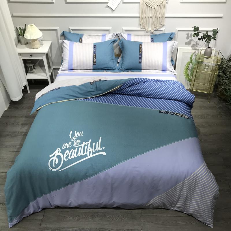 Home Cotton Fabric Bed Linen Sets