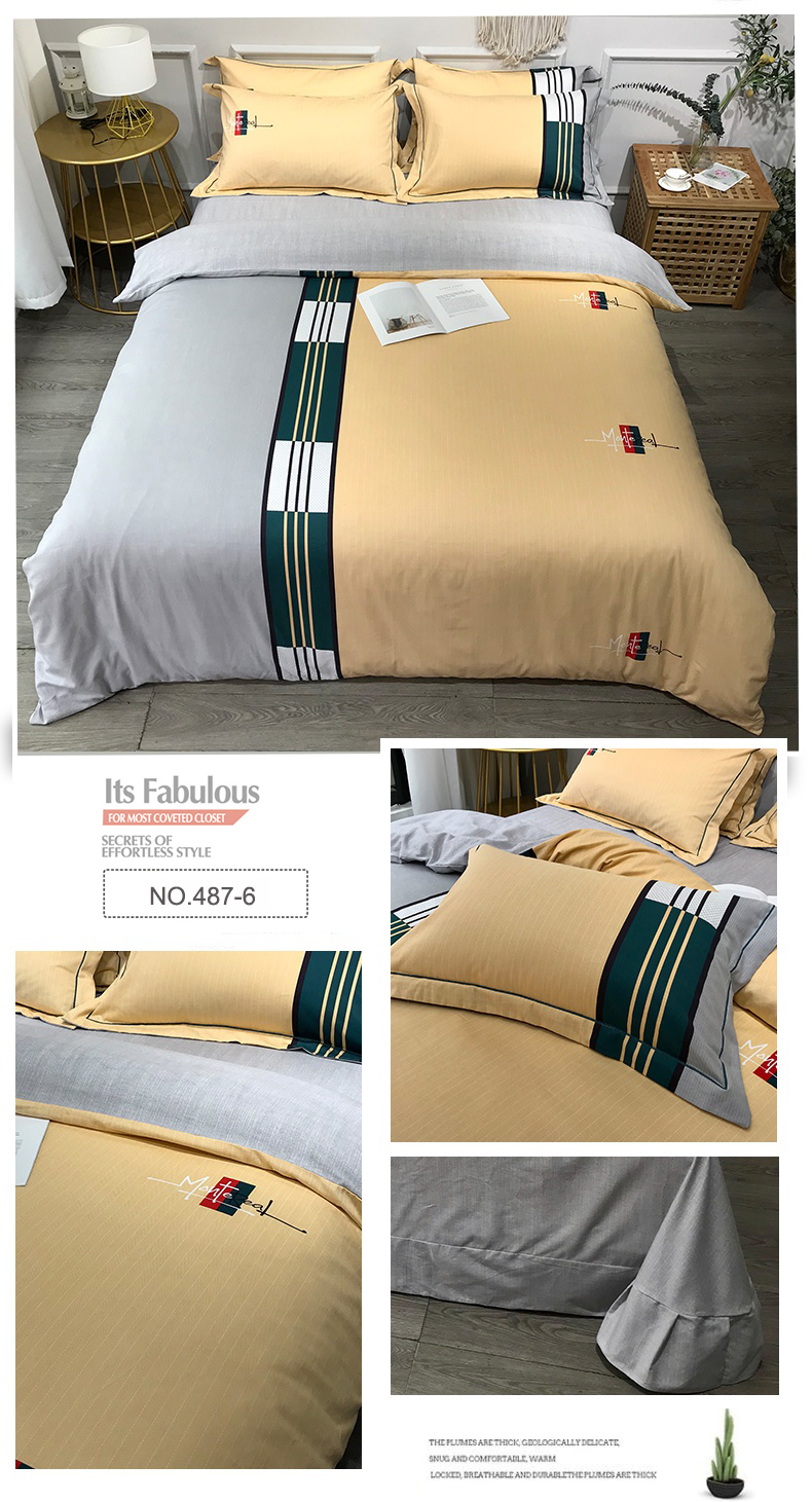 Bed Linen Sets Home Cotton Fabric