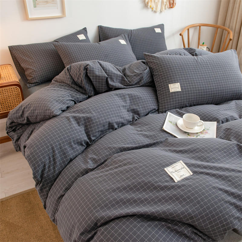 100% Cotton Plain Bedding Set