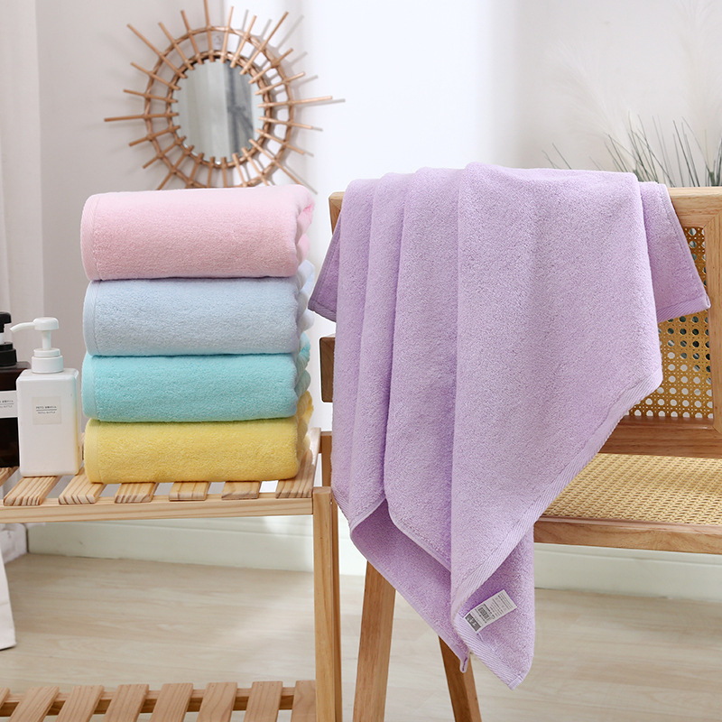 Bath Towel Solid Color Towels