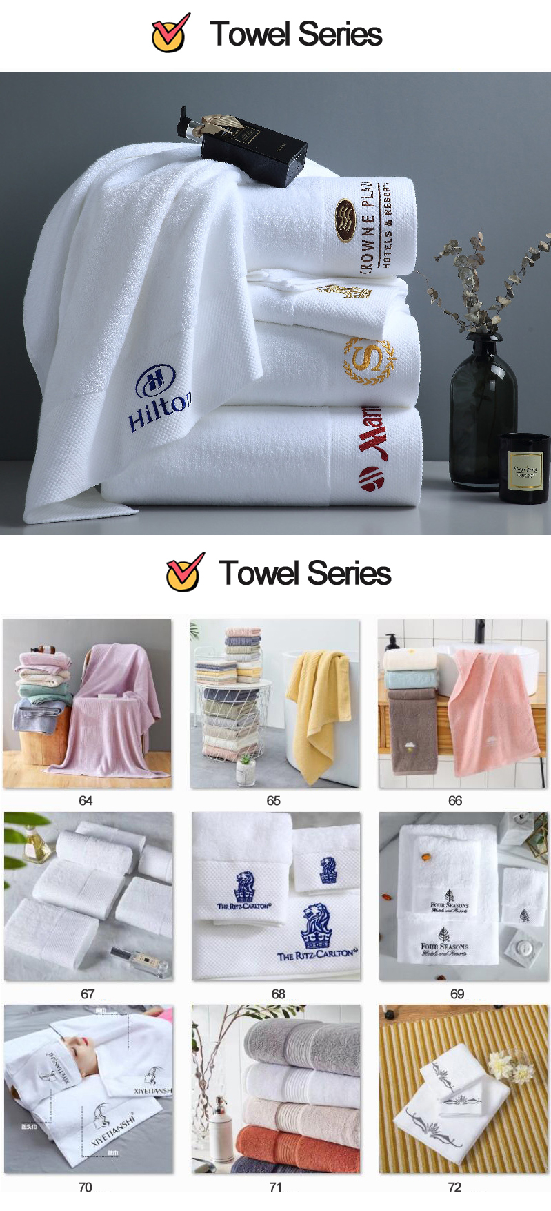 Customized Gift Customized Cotton Bathlinen Set Towel