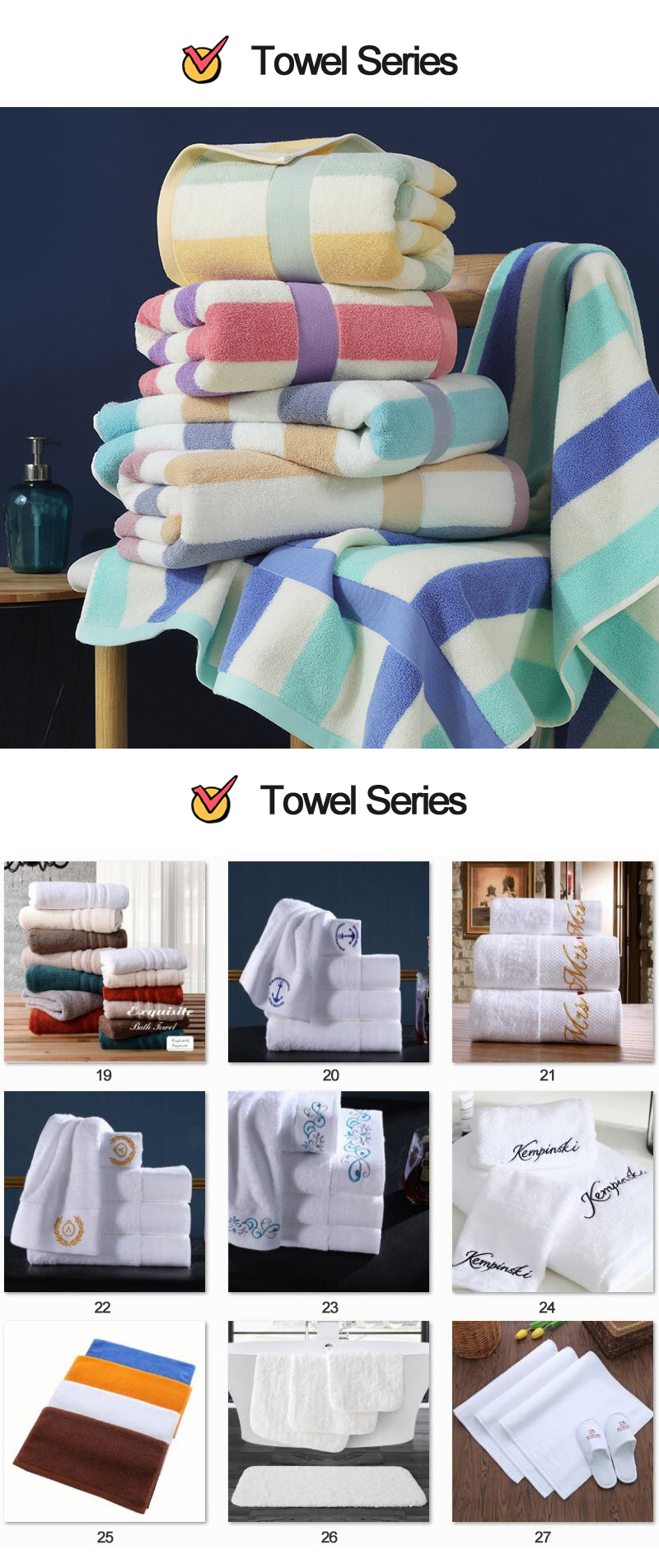 High-Grade Gift Customization Cotton Bath Towel