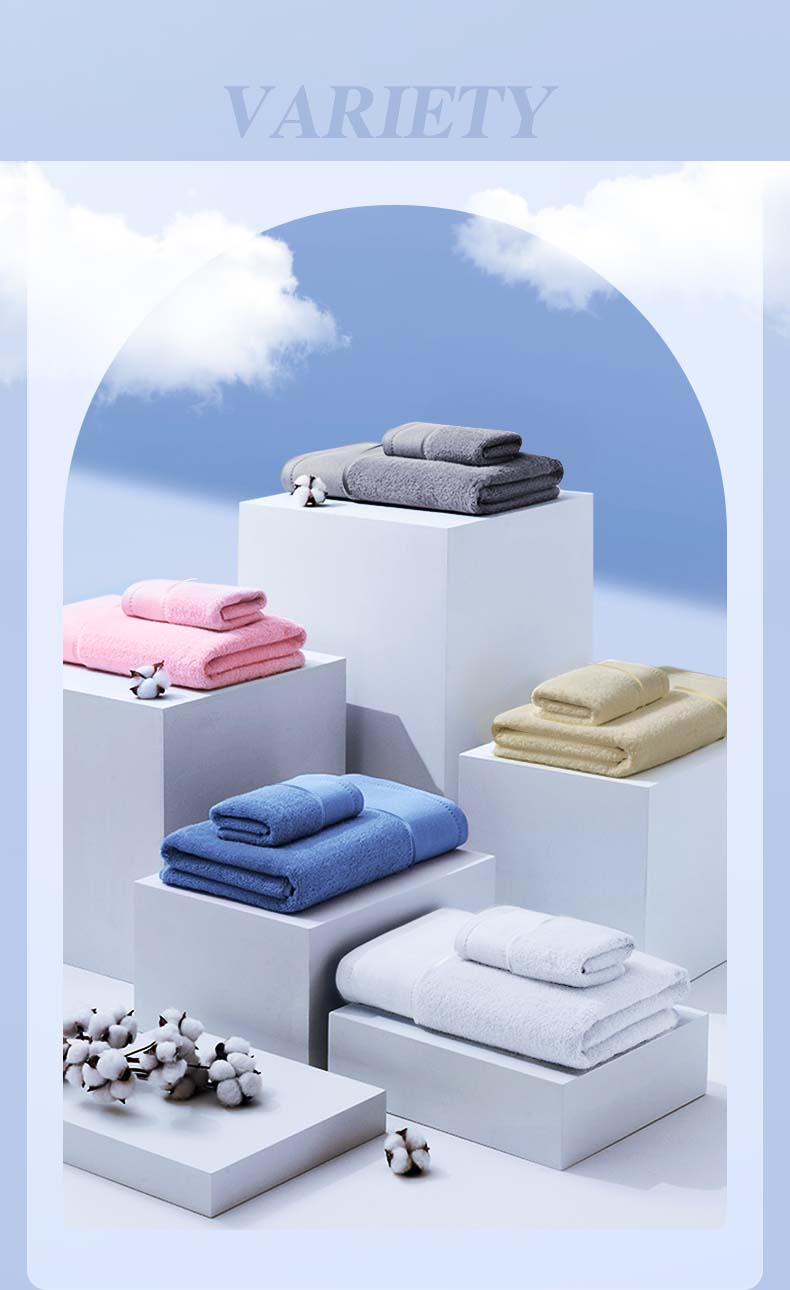 High-Grade Gift Custom Logo Cotton Hotel Towels