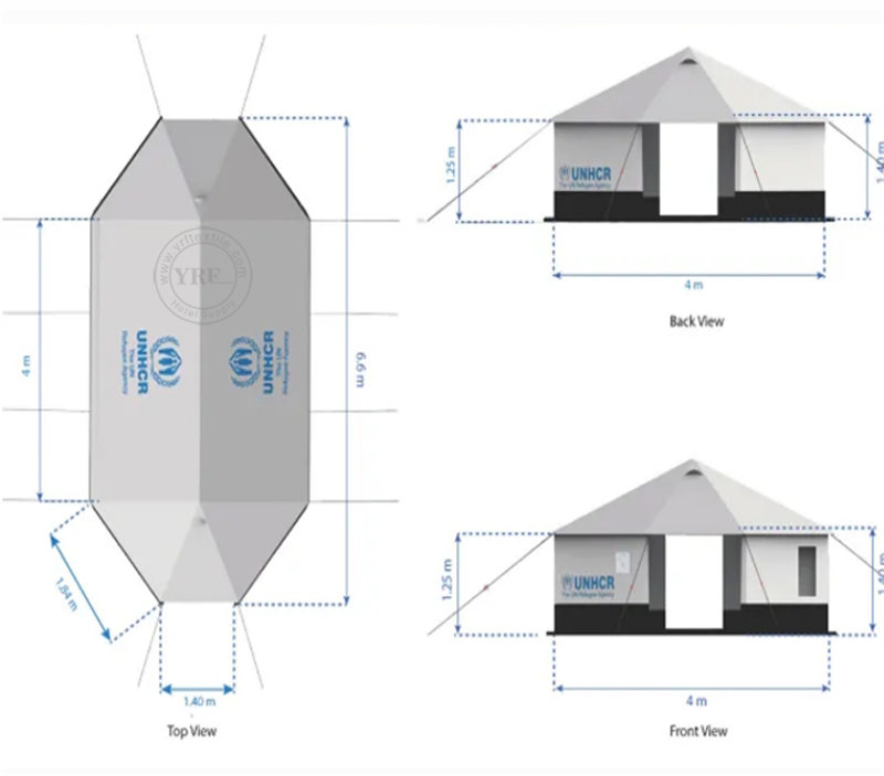 United Nations Relief Sunscreen Tent