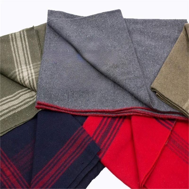 Outdoor emergency wool blanket warmth