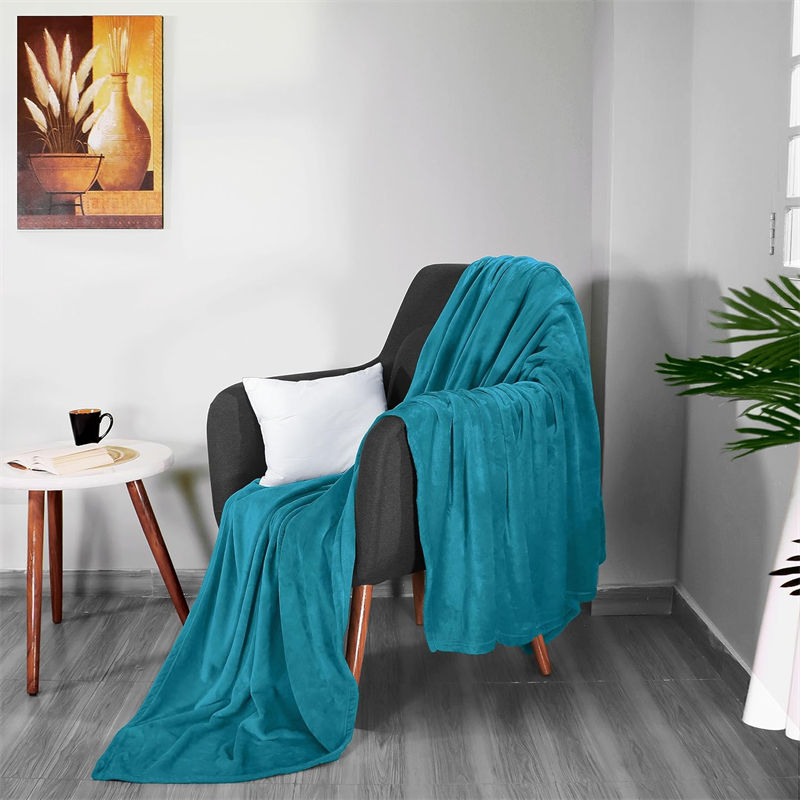 Cashmere fleece blanket for comfort