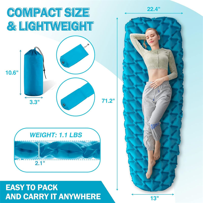 Ripstop Civilian Disaster Relief Inflatable Sleeping Pad