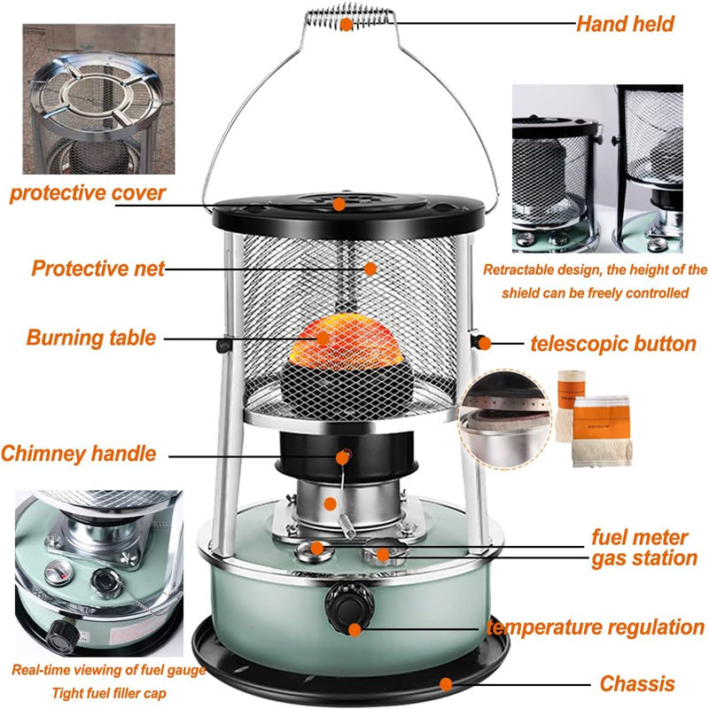 3.4kg Kerosene Stove Heater Government reserves