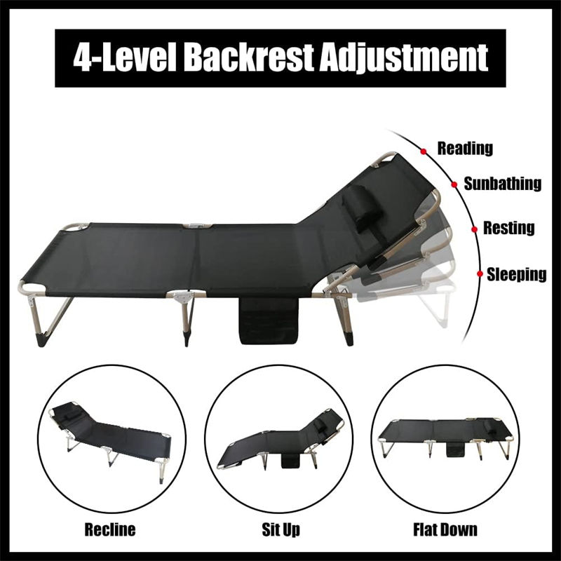 74.8x 26.8 x 11 inches Stable Folding Bed