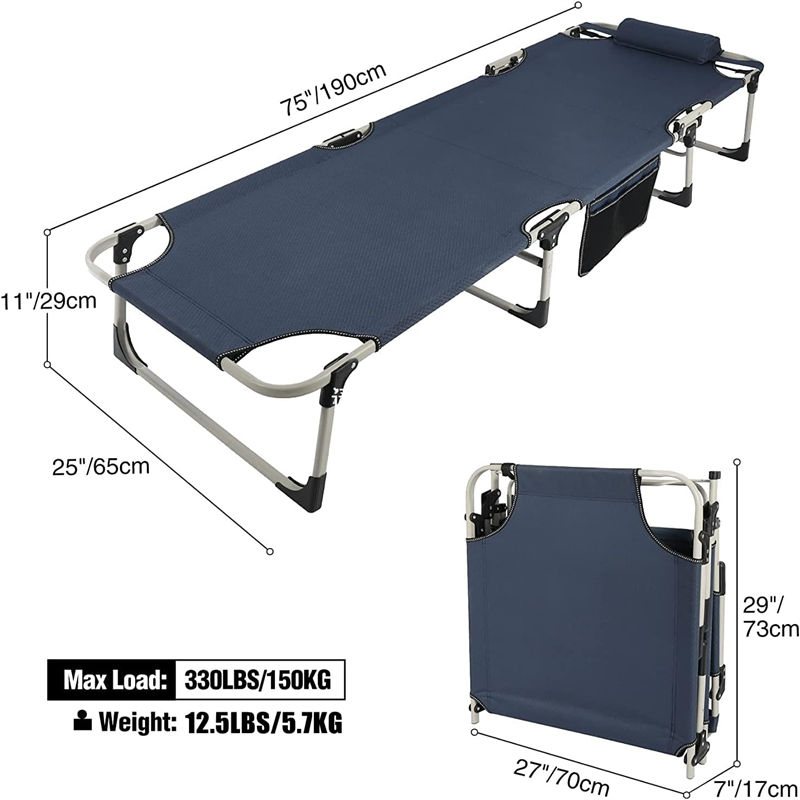 12.5 lbs Outdoor Survival Folding Bed