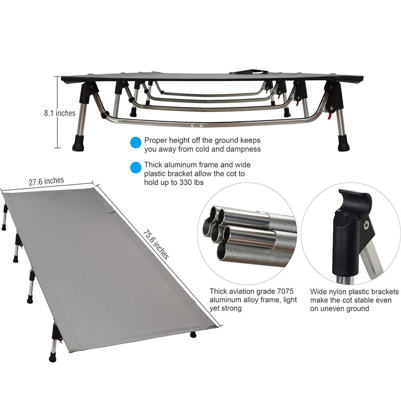 Anti Slip Emergency Rescue Folding Bed