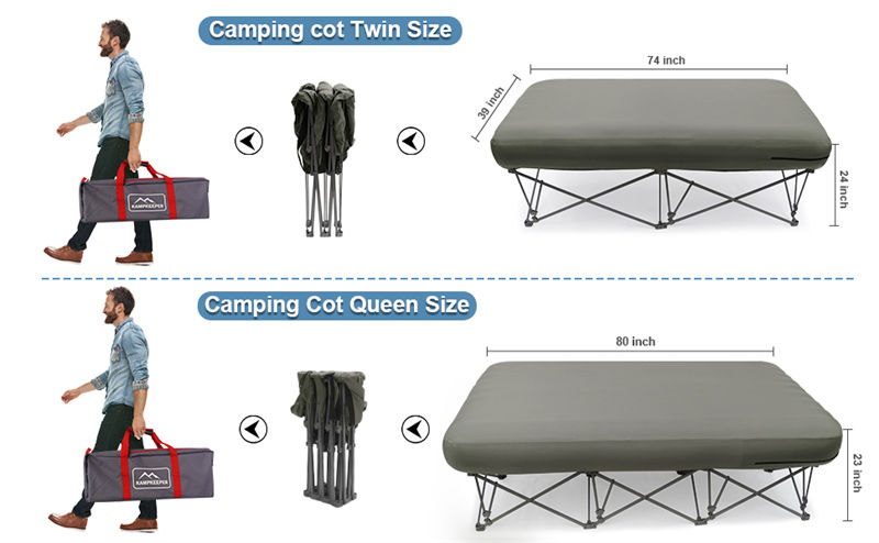 Emergency Survival Quiet Folding Bed