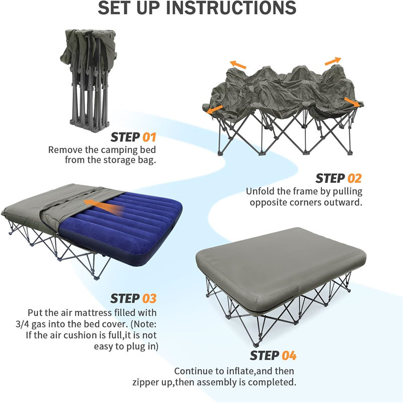 Emergency Survival Folding Bed Durable