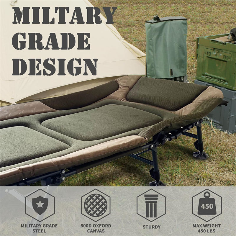 10kg Armed Force Portability Folding Bed