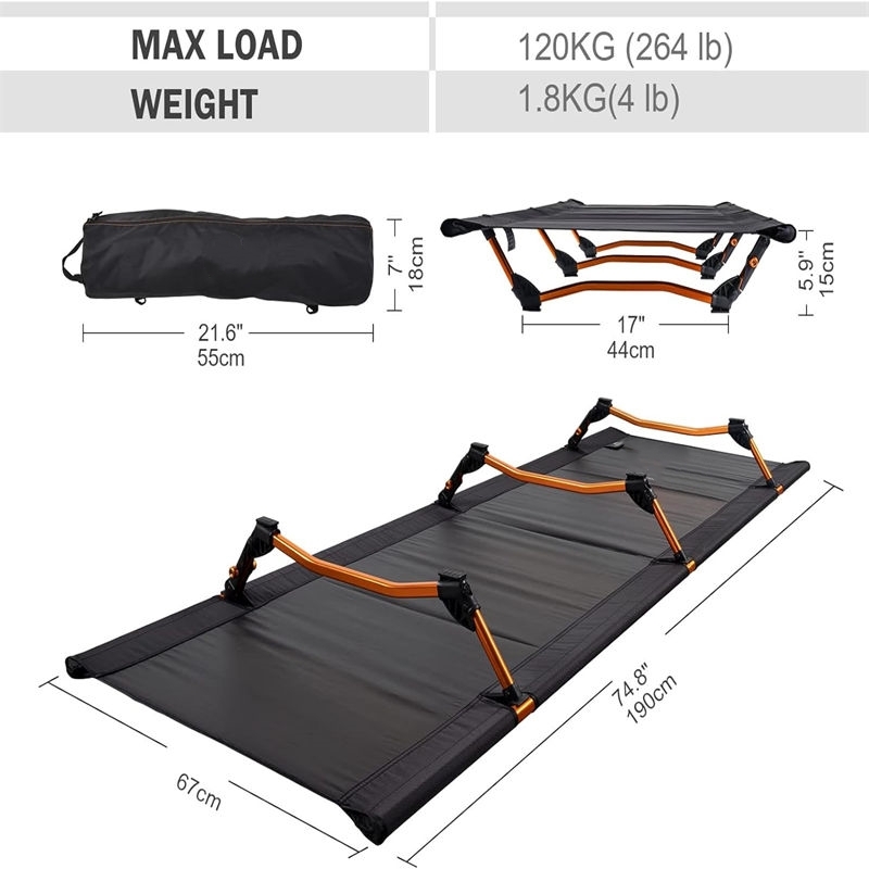 Red Cross Reserves Folding Bed Portable