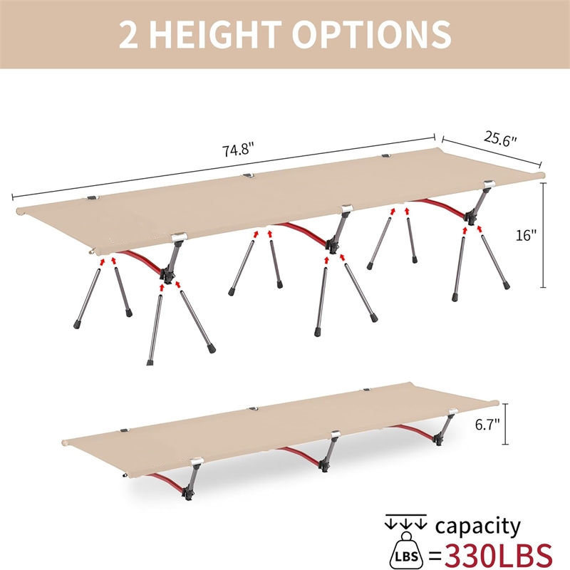 Portable Emergency Supplies Folding Bed