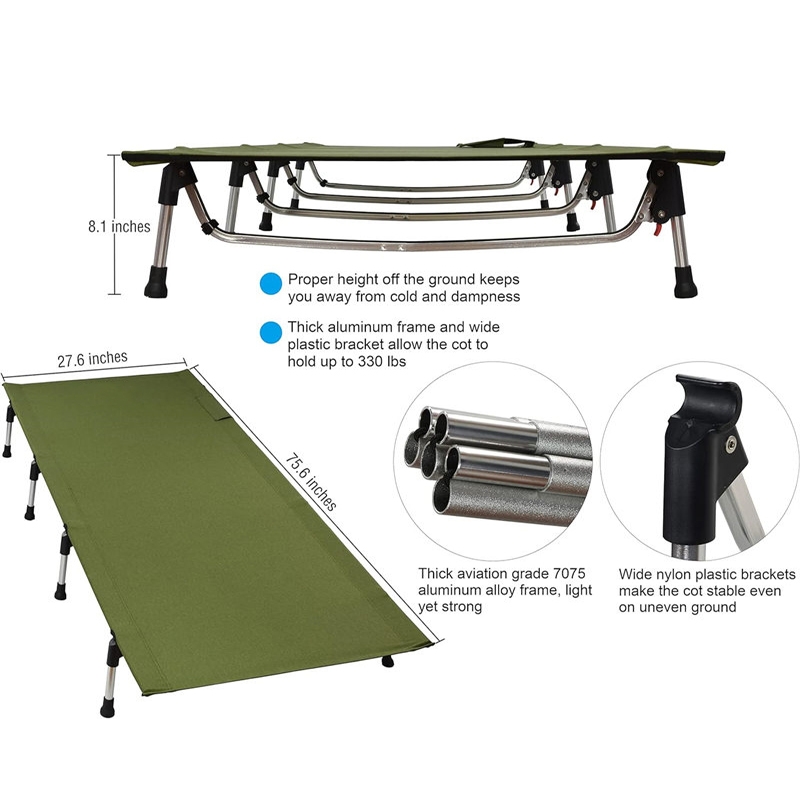 Outdoor Emergency Portable Folding Bed