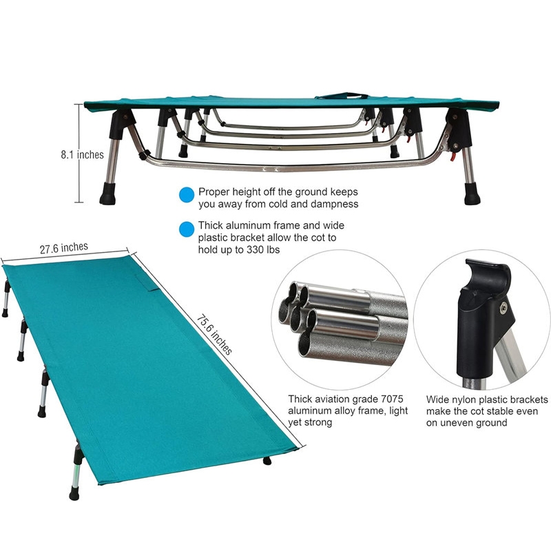 Survival First Aid Foldable Bed Nylon Fabric