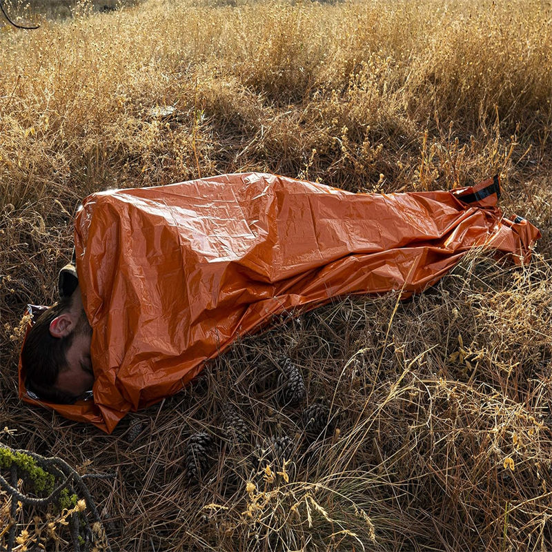 Refugee Rescue Orange factory sleeping bags