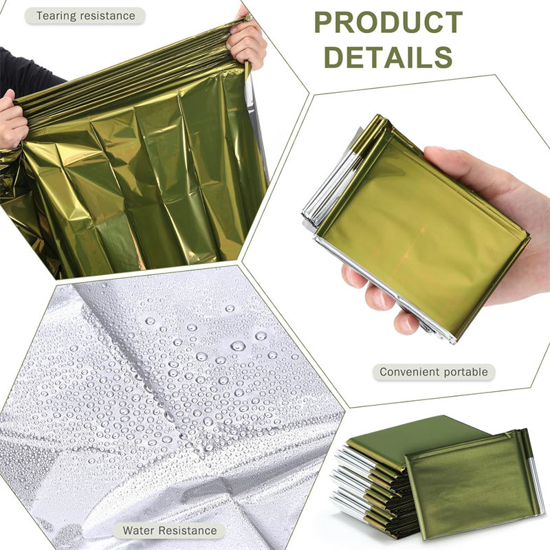 Aluminum foil Survival Sleeping Bag Disaster Relief