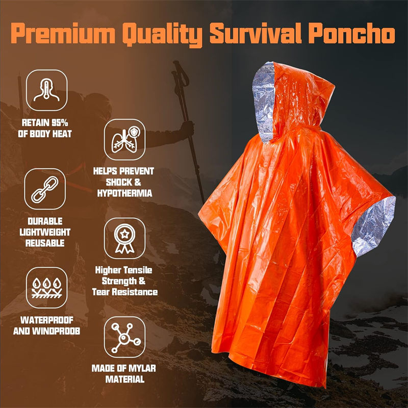 Polyethylene Emergency Response Raincoat