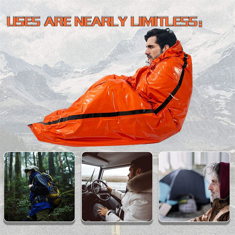 83*35 inches Flood Relief Thermal Sleeping Bag