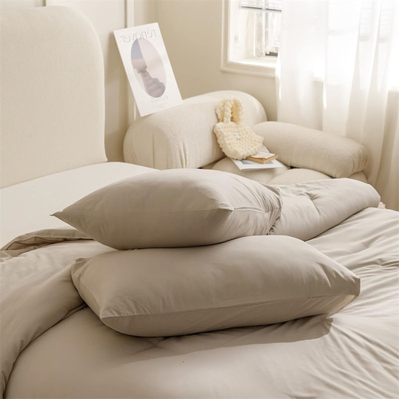 Charitable Donations Oatmeal Color Bedding