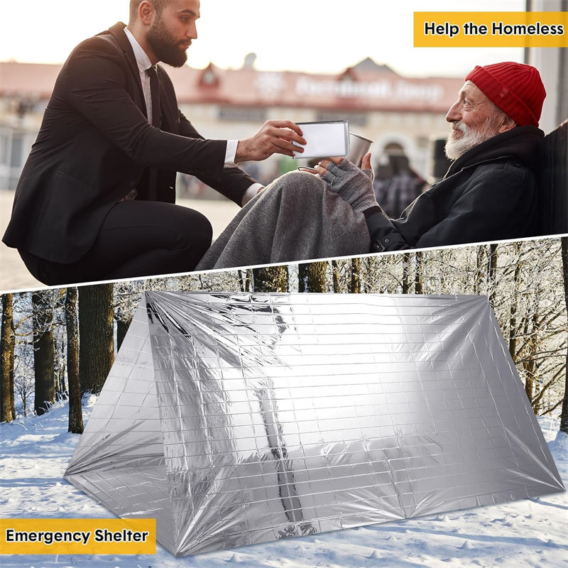 Aluminum foil Emergency Thermal Blankets