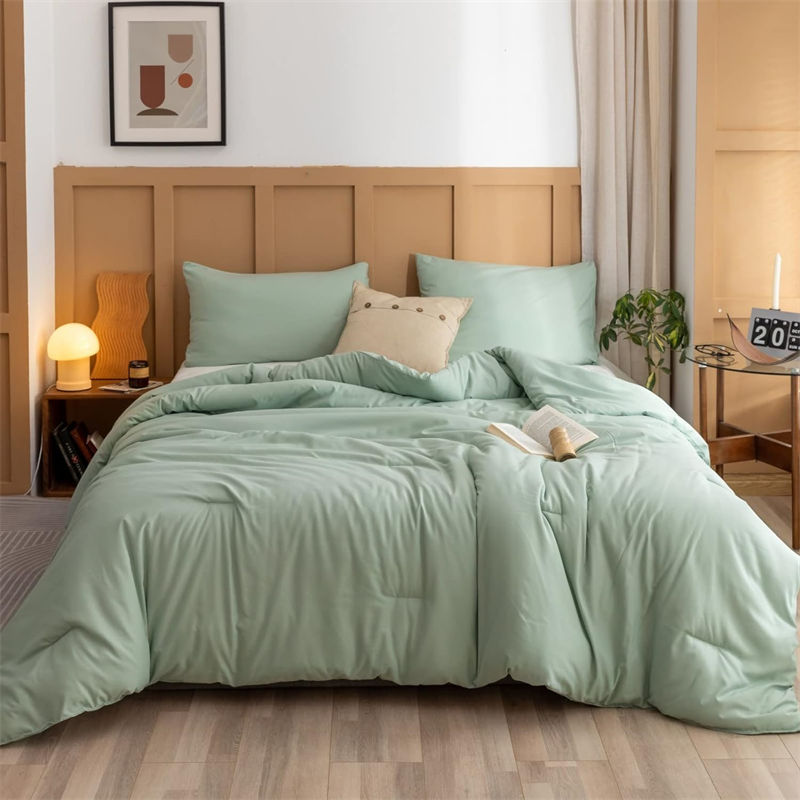 United Nations Give Away Sage Green Bedding 