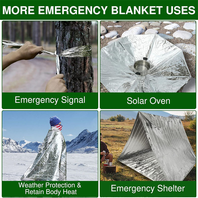 Rescue Disaster Aluminum polyester fiber Blanket