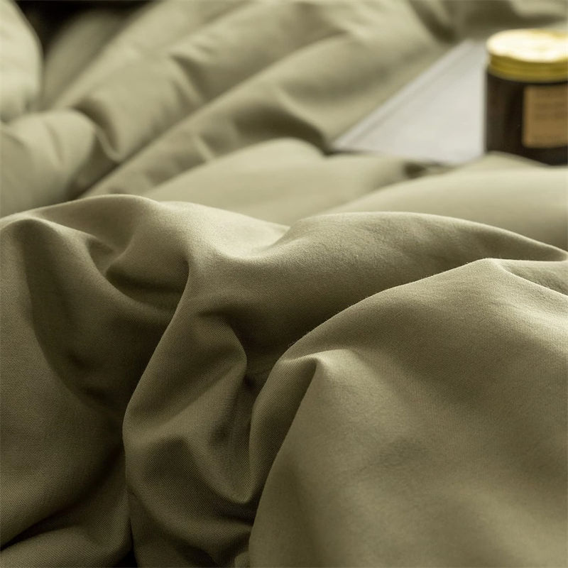 Buy Cheap Charitable Giving Olive Green Bedding