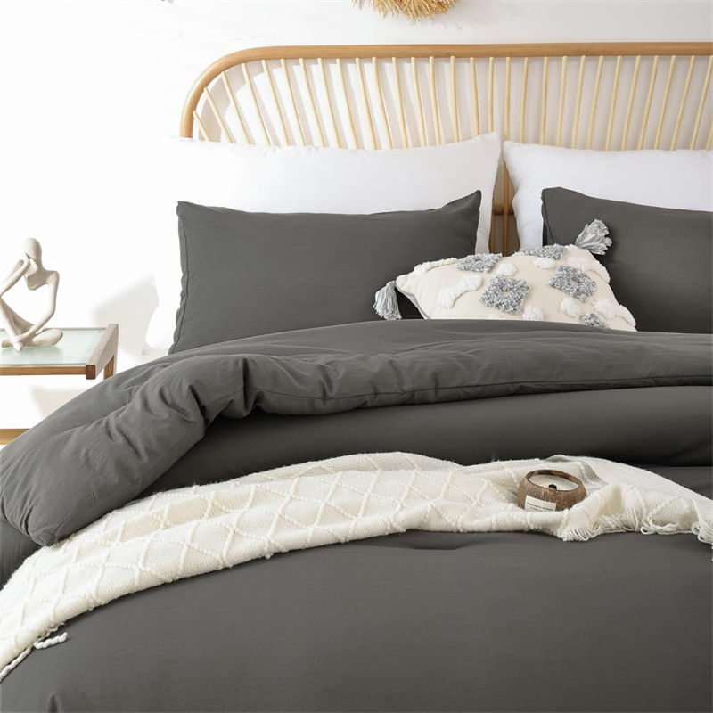 Charitable Giving Survival Gray Bedding