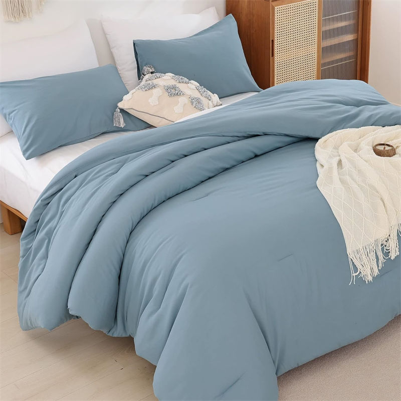 Civil Disaster Relief 3 PCS Blue Bedding Sets