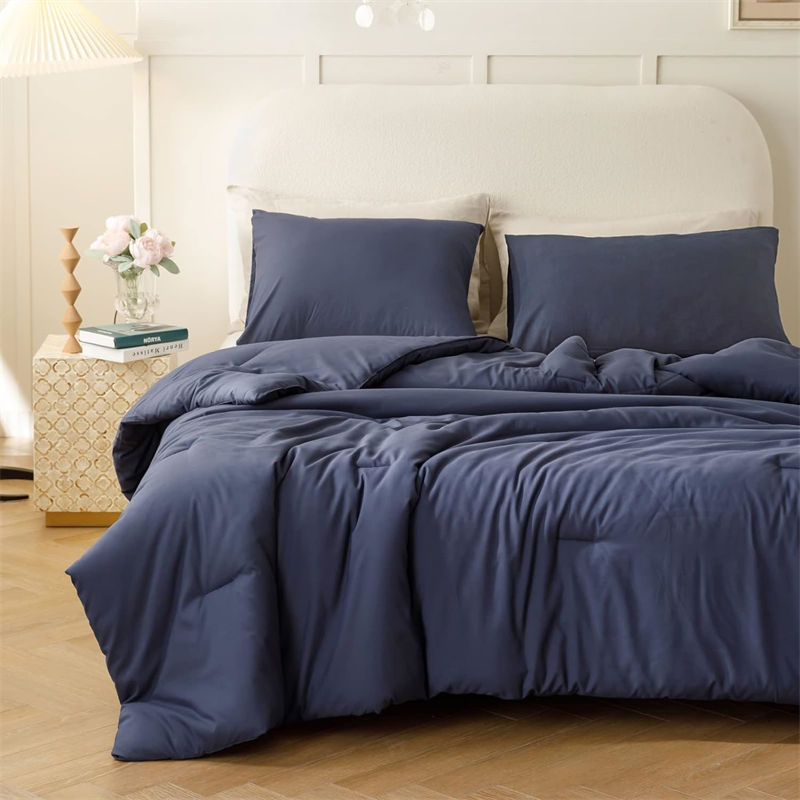 Emergency Supplies Navy Blue Comforter Sets