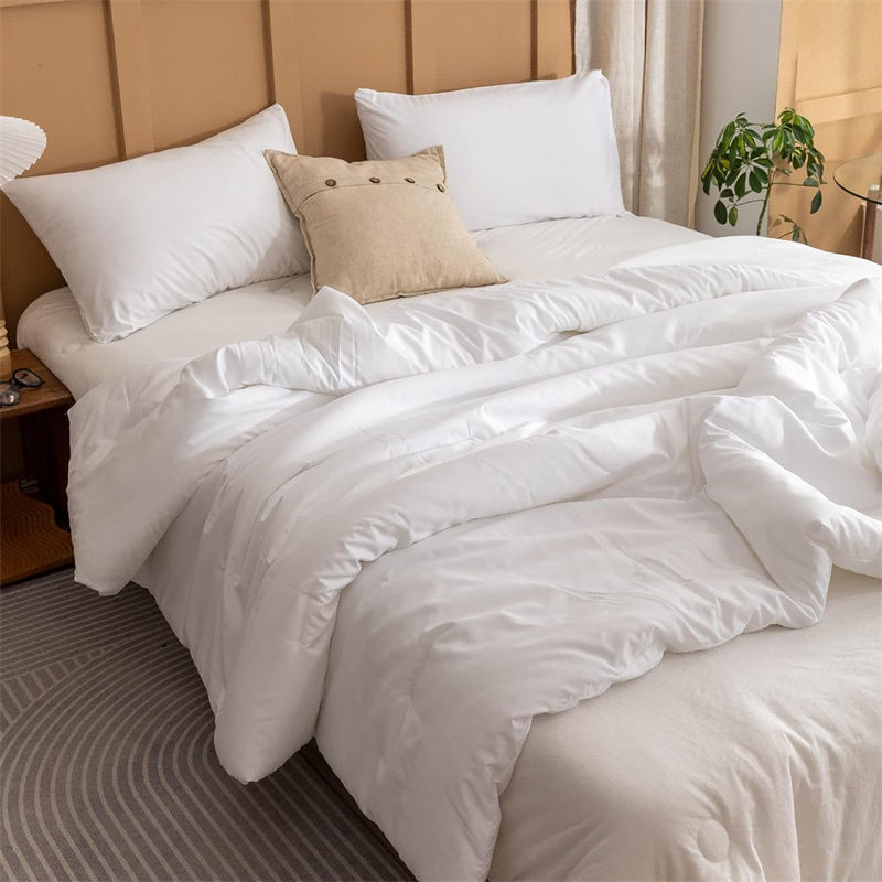 Refugee Rescue White Comforter Sets