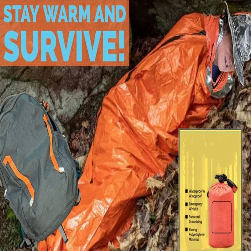 Shelter Rescue Nylon sleeping bag Warm blanket