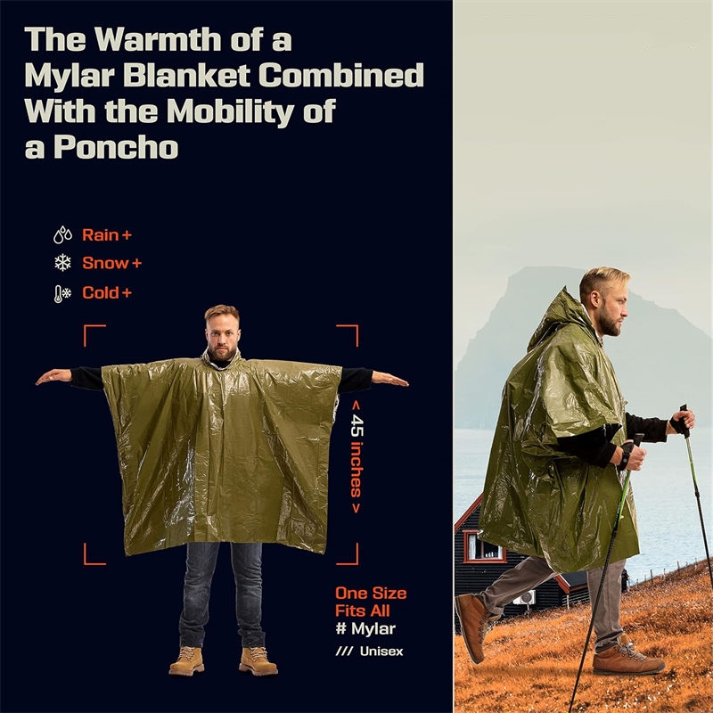 Durable Refugee Rescue Raincoat